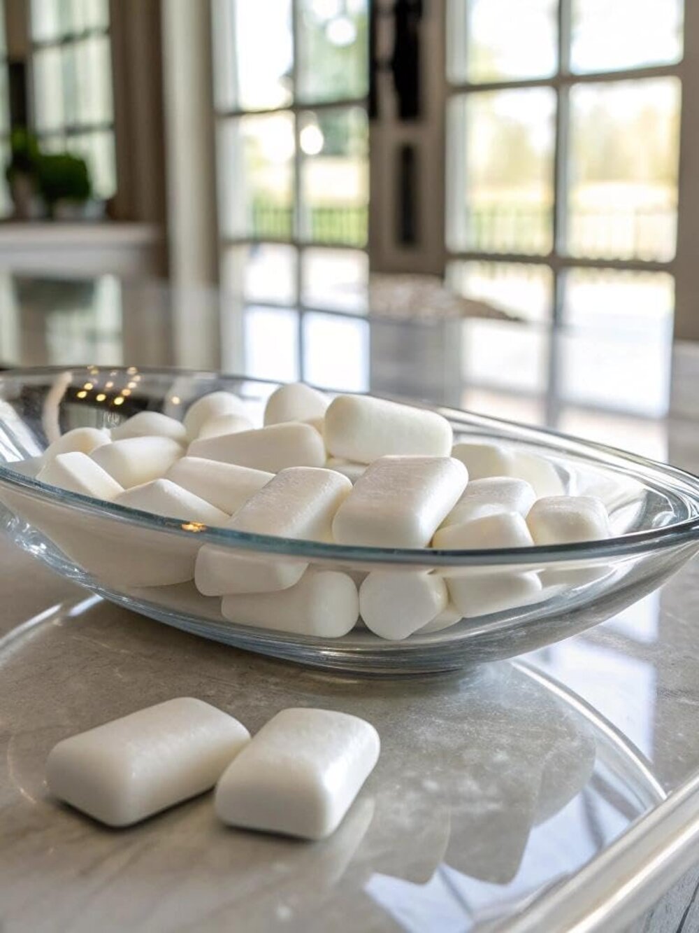White Spearmint Sugar-Free Chewing Gum, 9 Pack of 16 Pieces 144 Total Pieces - Picture 4 of 16